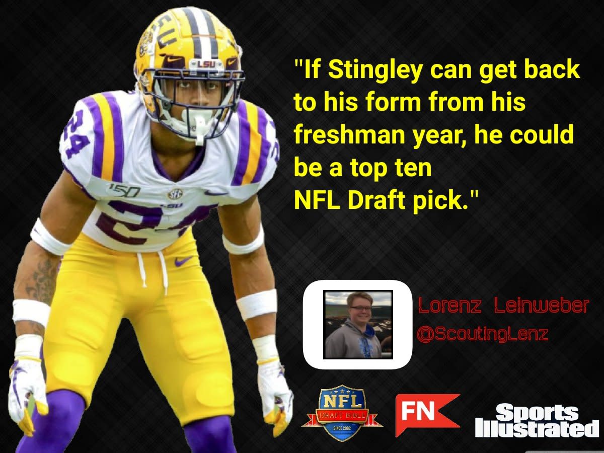 LSU cornerback Derek Stingley Jr. was one of the best defenders in college football during his freshman season.